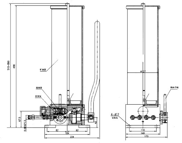 SGZ-4/8F型手動(dòng)潤滑泵